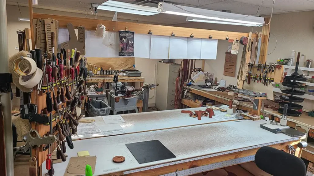 The shop in California.