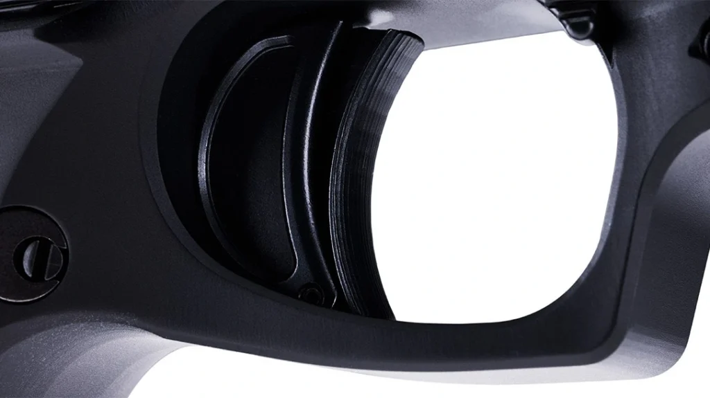 The Daniel Defense H9 pistol uses a different pivot point on the trigger safety, which takes some getting used to.