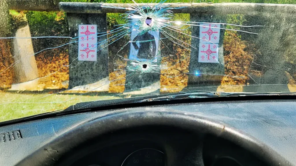 Shooting Through Glass