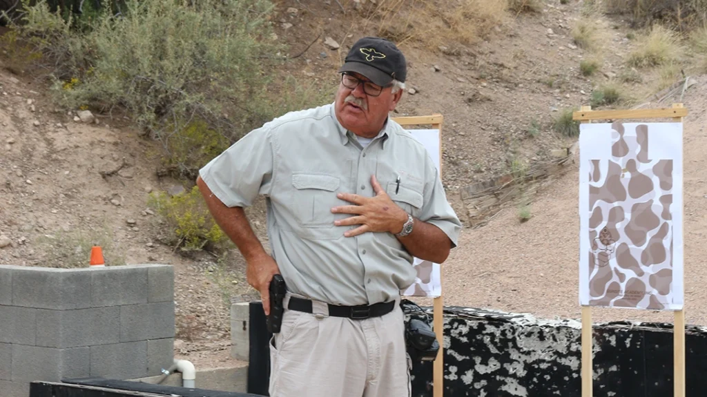 Marchman’s underlying message of “always be aware” comes from this background and effortlessly shined through each subject taught during the Gunsite Team Tactics course.