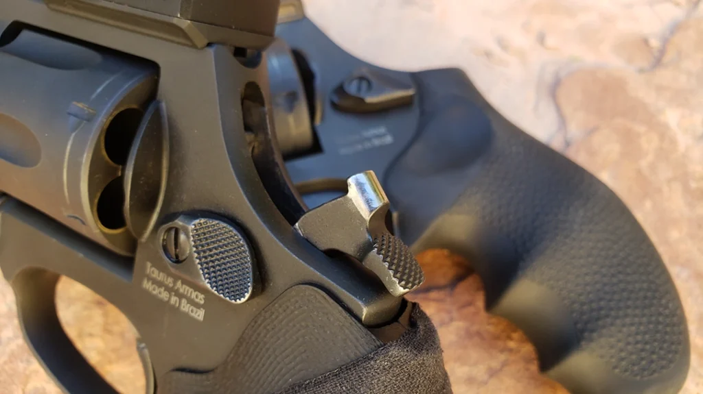 The side of the hammer on the 856 was contacting frame, causing drag, which impacts the trigger press.