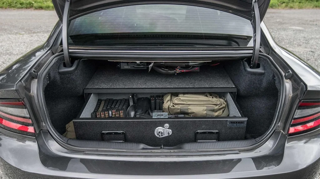 Under the current law, the firearm must be cased or otherwise not readily accessible.