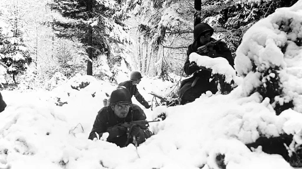 Soldier with an M1 Carbine.