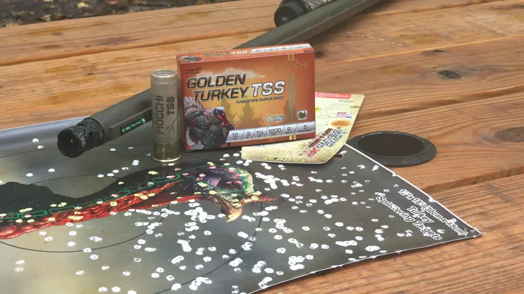 Tesing Fiocchi Golden Turkey TSS shotshells.