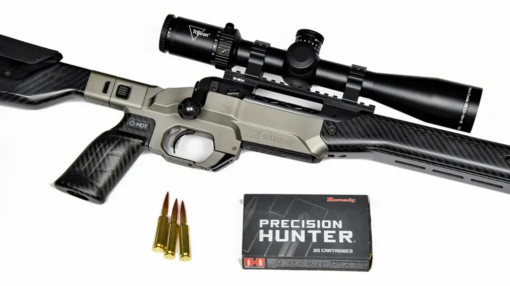 Hornady Precision Hunter ammo produced serious accuracy. 