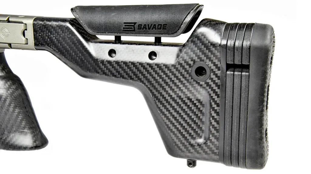 Adjustable MDT buttstock. 