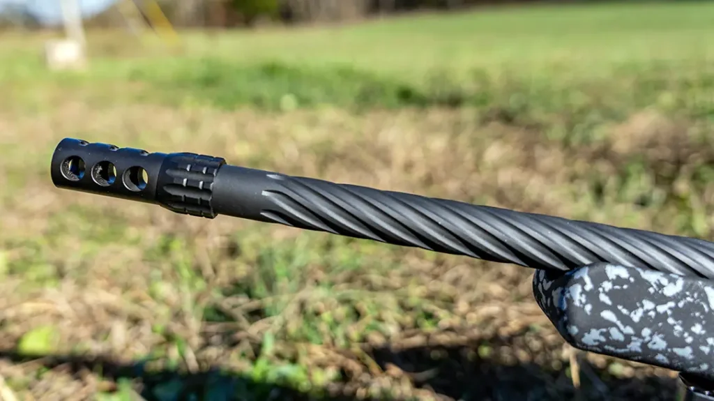 Spiral fluted barrel on the Vandal Dark II