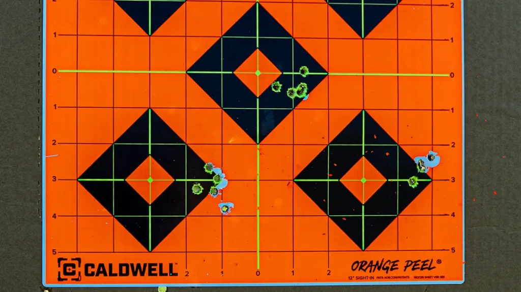 Accuracy results in 22 Creedmoor