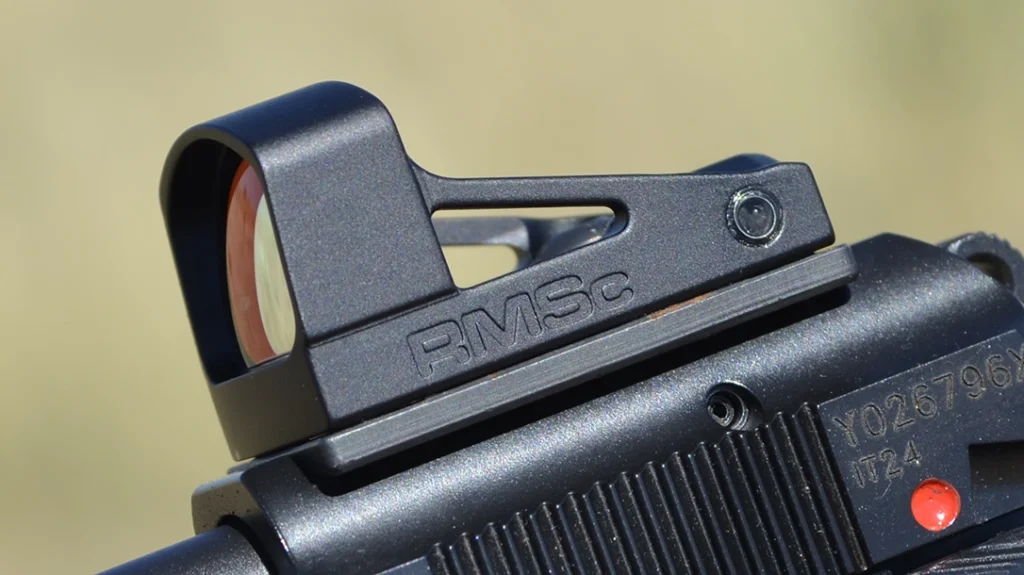 Shield’s Reflex Mini Sight Compact proved to be the perfect complement to the Beretta 80X Cheetah Tactical Urban.