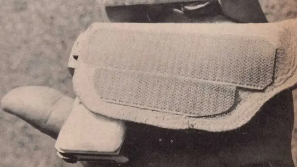 The Safariland design featured a Velcro attachment.