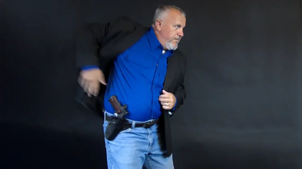 Clear your jacket away.