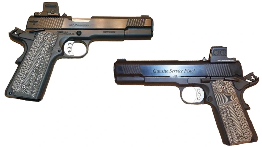 The Gunsite Service Pistol: Finks Custom 1911 with RDS Cut.
