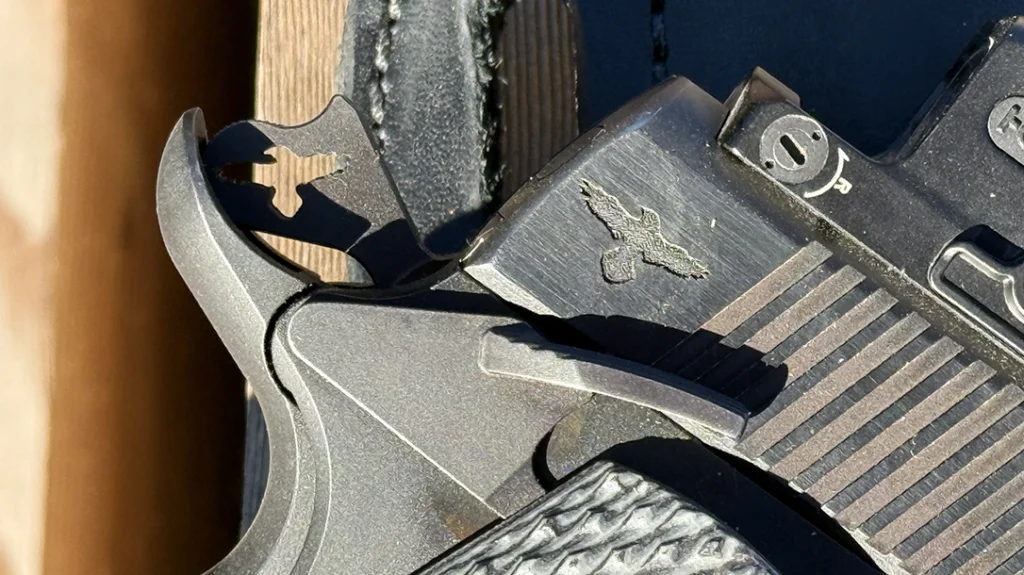 Very accurate, this group is at 25 yards using Barnes 180 grain TACX-PD.