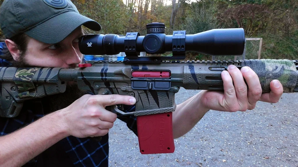The Mantis BlackbeardX for your AR-10 allows you to take as many shots as you want.