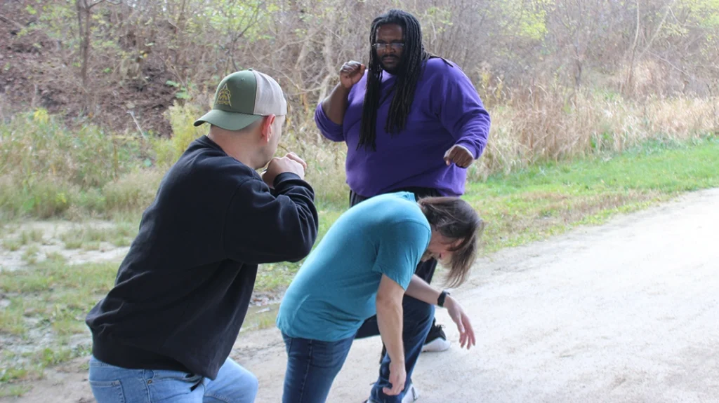 Finally, the author stands to continue the fight. Hopefully the first attacker is more hesitant to attack first this time.