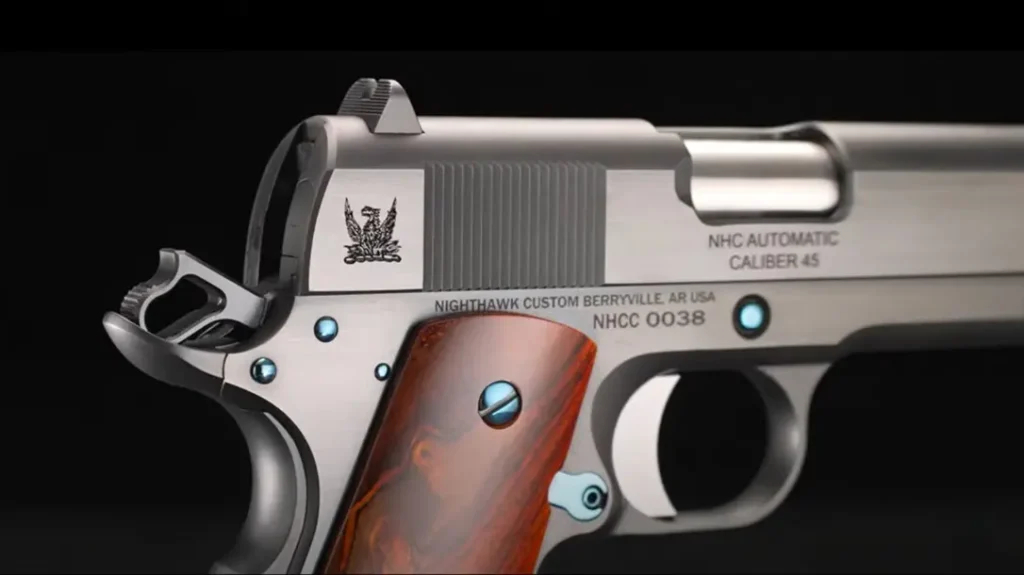 Both Nighthawk and Cooper Logos on the gun.