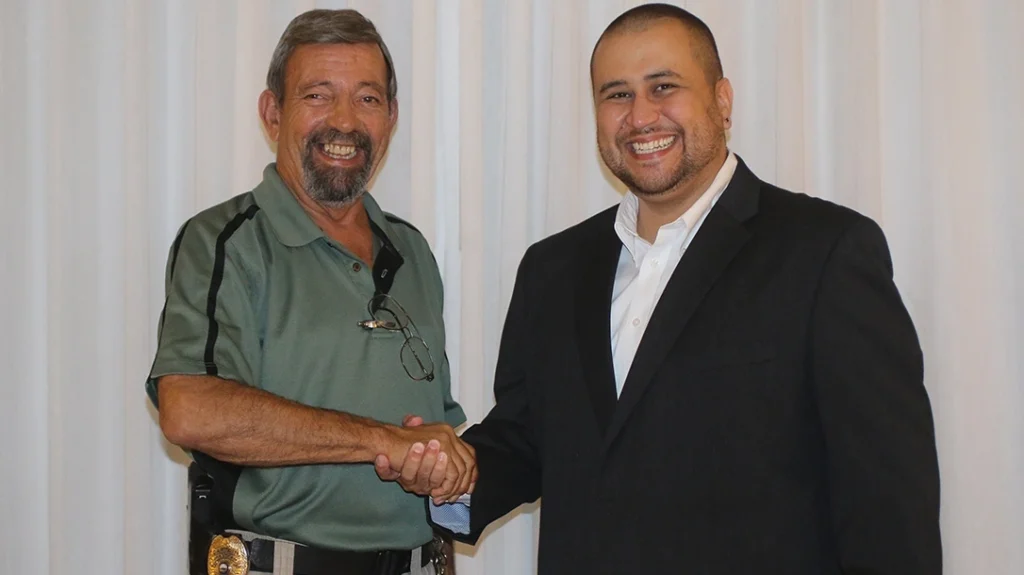 Self-Defense Shooting Defendant: The author with George Zimmerman.