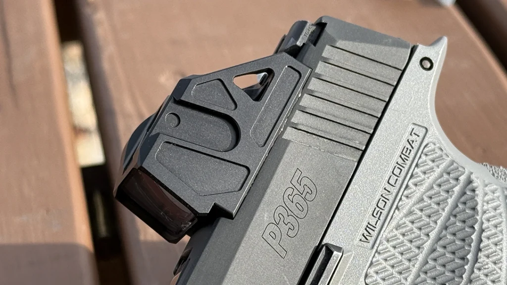 Designed to allow for more (or less) elevation, it also added just enough height to accommodate the slight hangover of the lens (ala SRO).