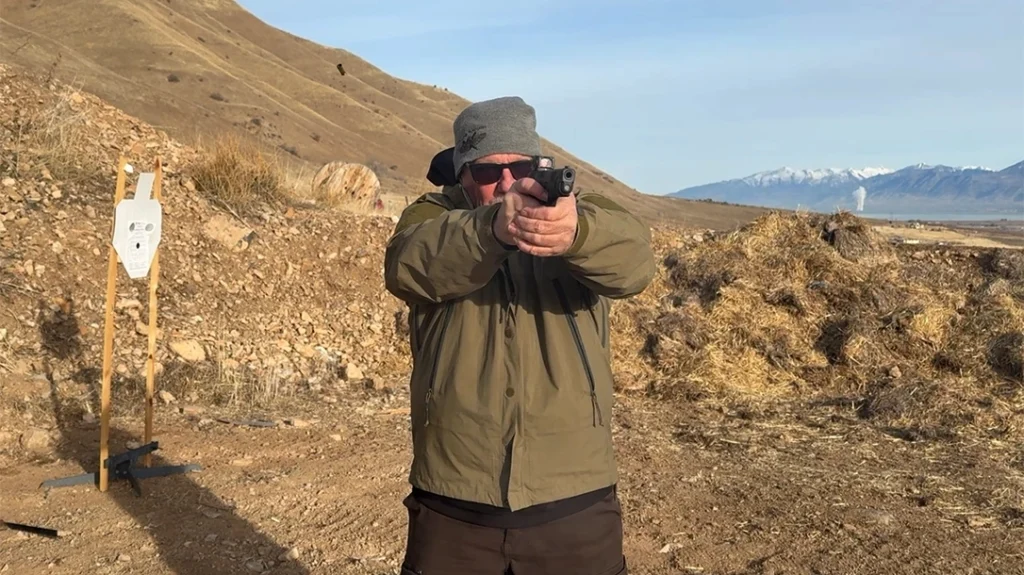 The author running the optics.