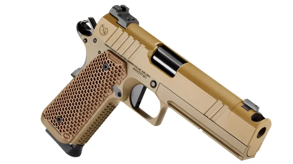 SHOT Show 1911: Nighthawk Single Stack Sand Hawk.