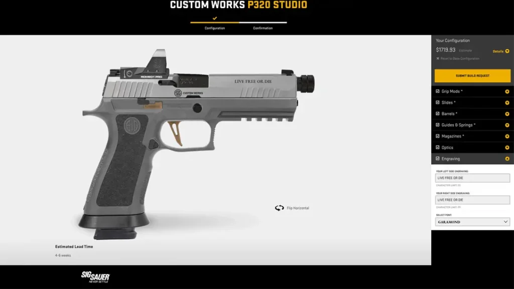 Design your own custom guns.