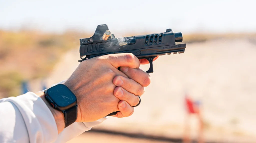 While I was at the Staccato range, we easily put 8k rounds through the display HD pistols in a few hours.