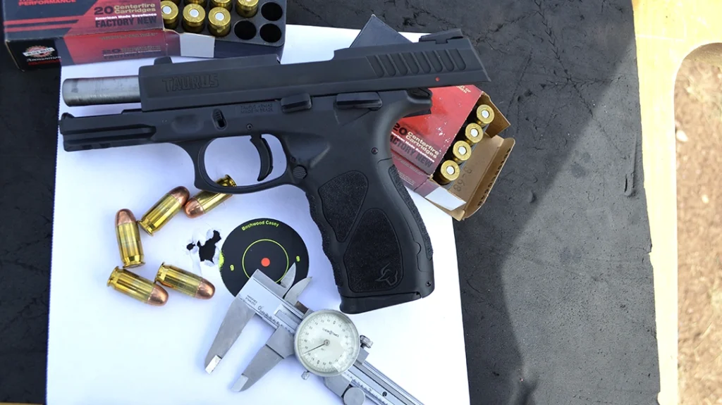 Black Hills 230-grain FMJ recorded the best group, placing five rounds into a ragged hole measuring just .72-inch.