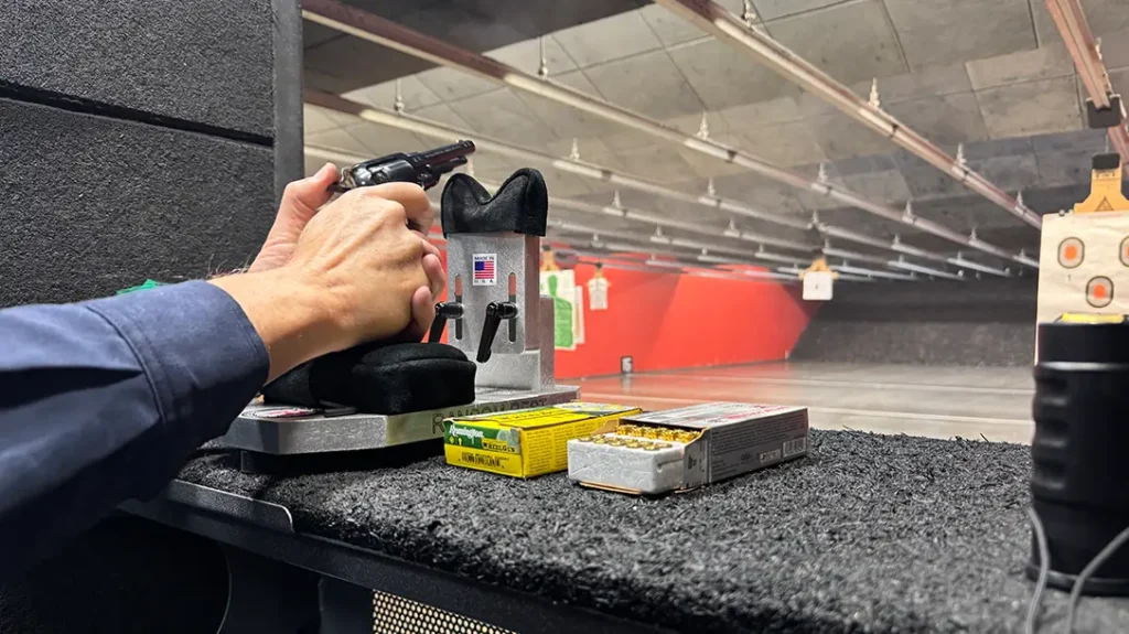 Testing on the range.