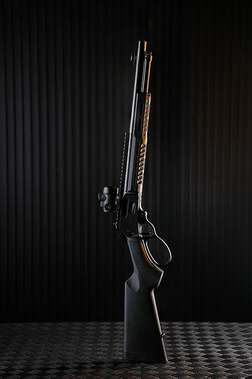 Black finish on Model 1854 Stealth Hunter.