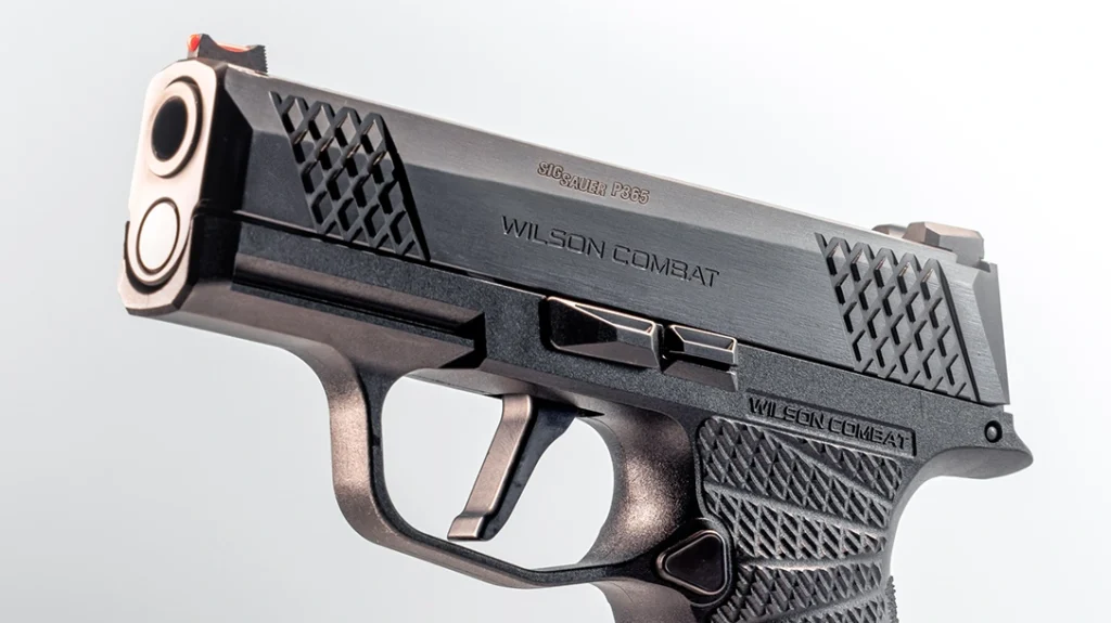 The SIG Sauer X-Series straight trigger was incorporated.