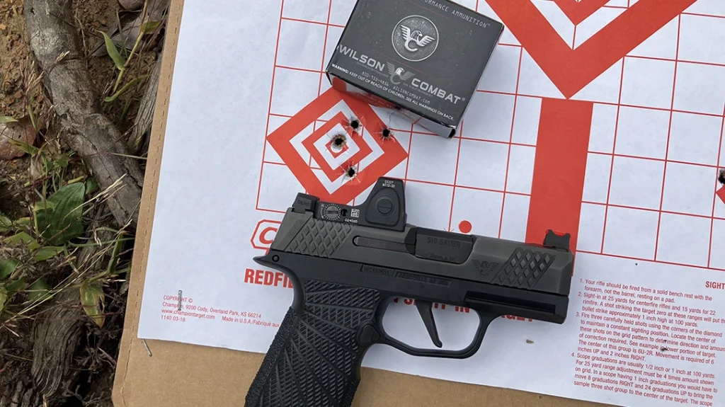 The Wilson Combat modifications with the WCP365X center on enhancing the handgun’s interaction with the user.