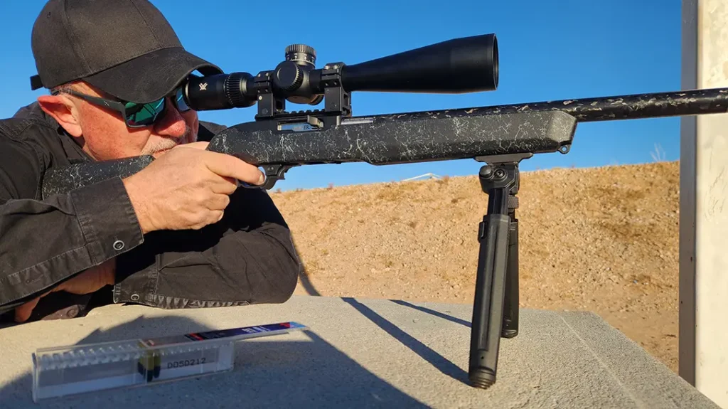 The rifle ran very well