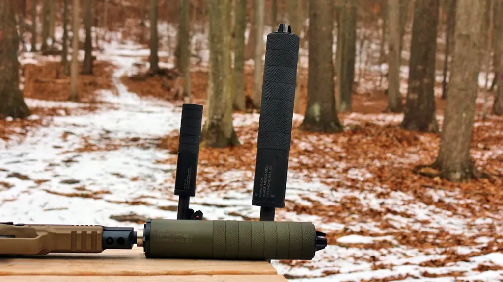 A collection of MMG Suppressors.