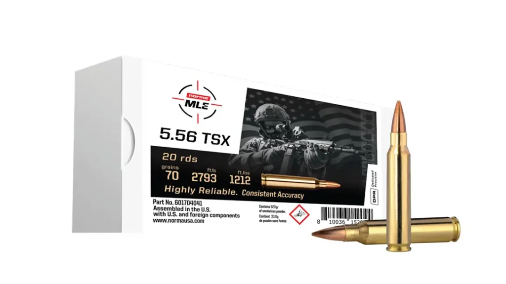 Norma 70-grain MLE 5.56