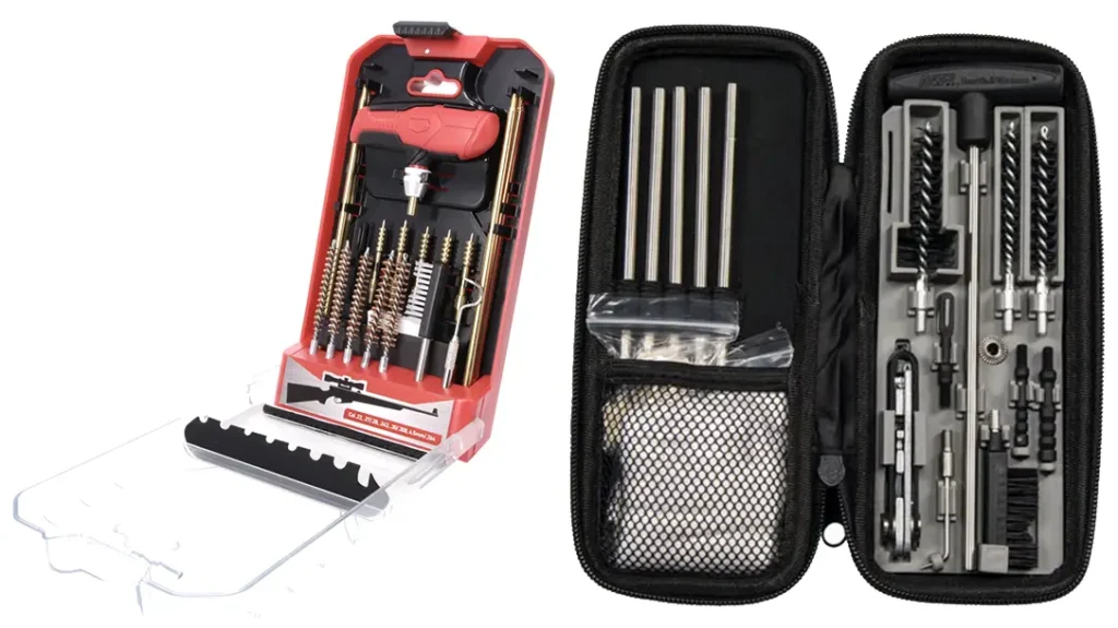 Cleaning Guns: Rifle kits.