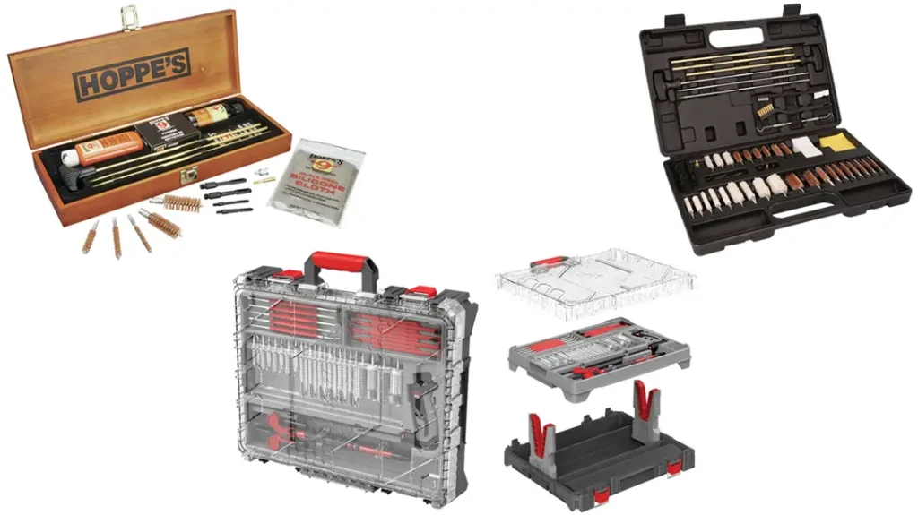 Cleaning Guns: Master cleaning kits.