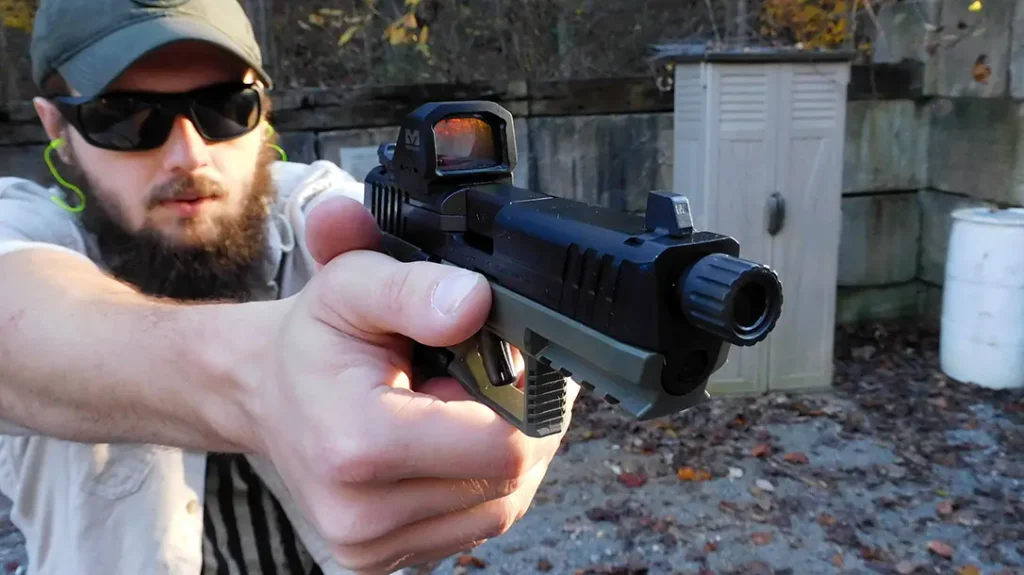 The optic-ready platform serves contemporary shooters. 