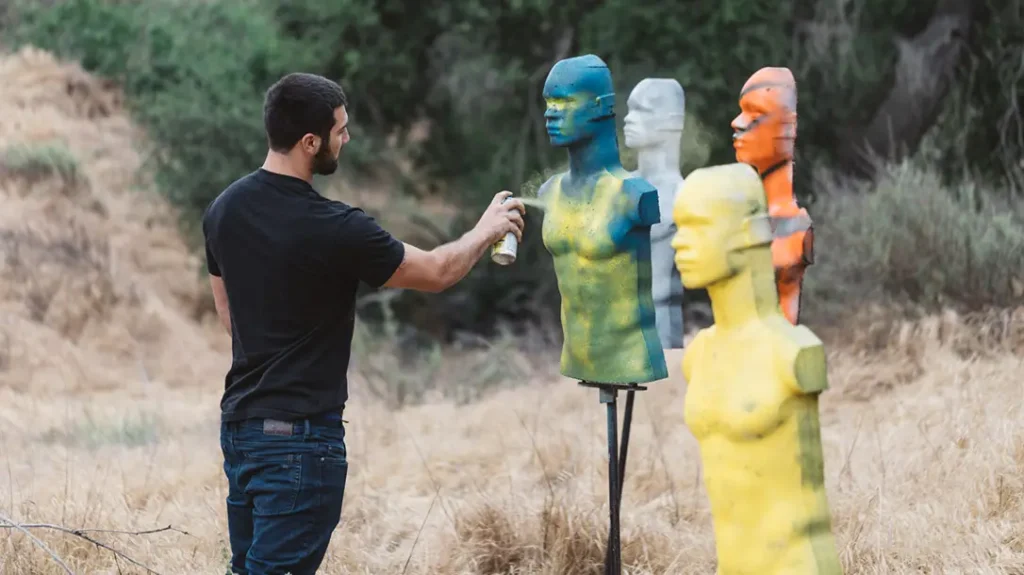 Once shot, the holes self-heal and all you have to do is spray paint it and start shooting again.