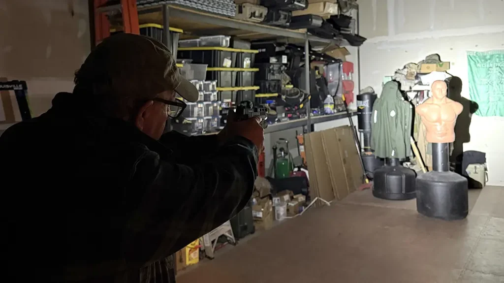 The greatest advantage of running weapon-mounted lights is “confirming” PID when searching for known threats.