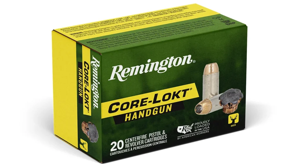 SHOT Show Handgun Ammo: Remington Core-Lokt Handgun.