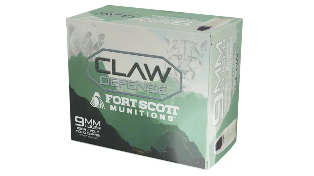 SHOT Show Handgun Ammo: Fort Scott Claw Defense.