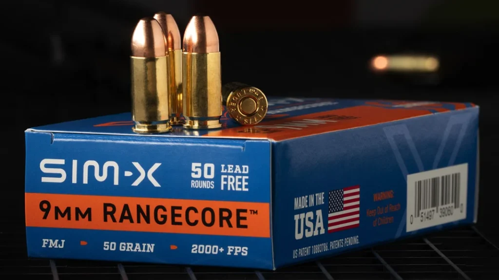 SHOT Show Handgun Ammo: Sim-X Rangecore.