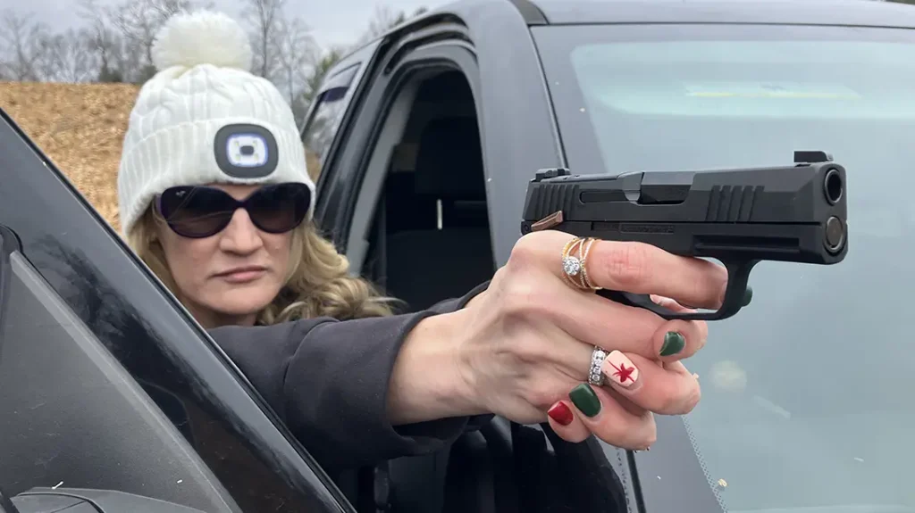 The ergonomic design allowed minimal felt recoil and ease of getting multiple shots off quickly, even with the handgun's lightweight and dwarfish footprint.