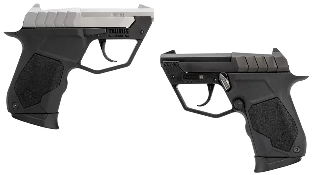 The Taurus 22TUC pocket pistol.