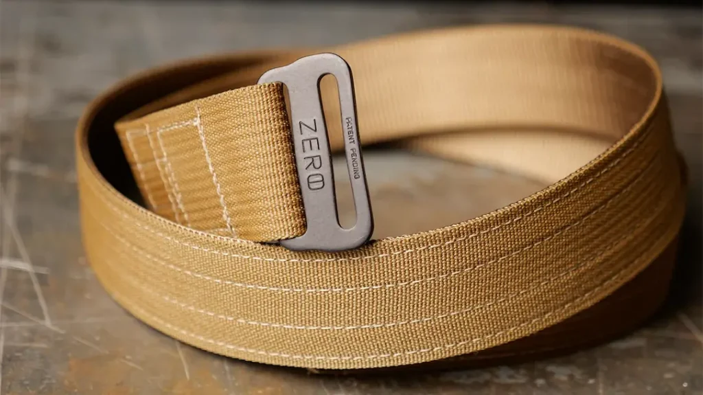 The goal with the ZERO Belt was to provide exactly what is needed for concealed carry, with no excess.