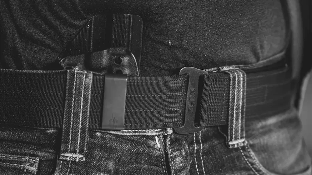 Tenicor Holsters Carry System: The ZERO Belt’s buckle—really just a fastener—is deceptively simple, while being wickedly effective.