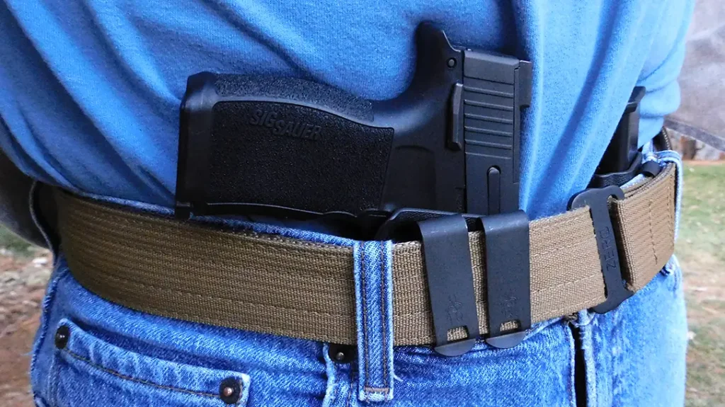 Tenicor Holsters Carry System: The VELO5 is contoured to fit your body at the appendix.