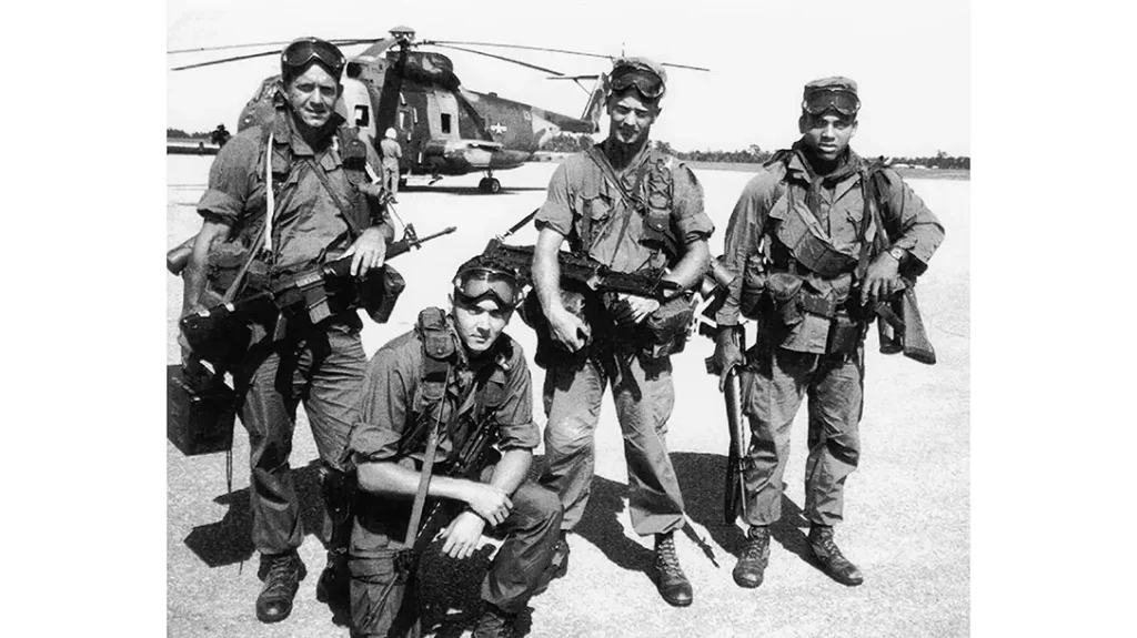 Raiders on the tarmac about to embark on Operation Ivory Coast.