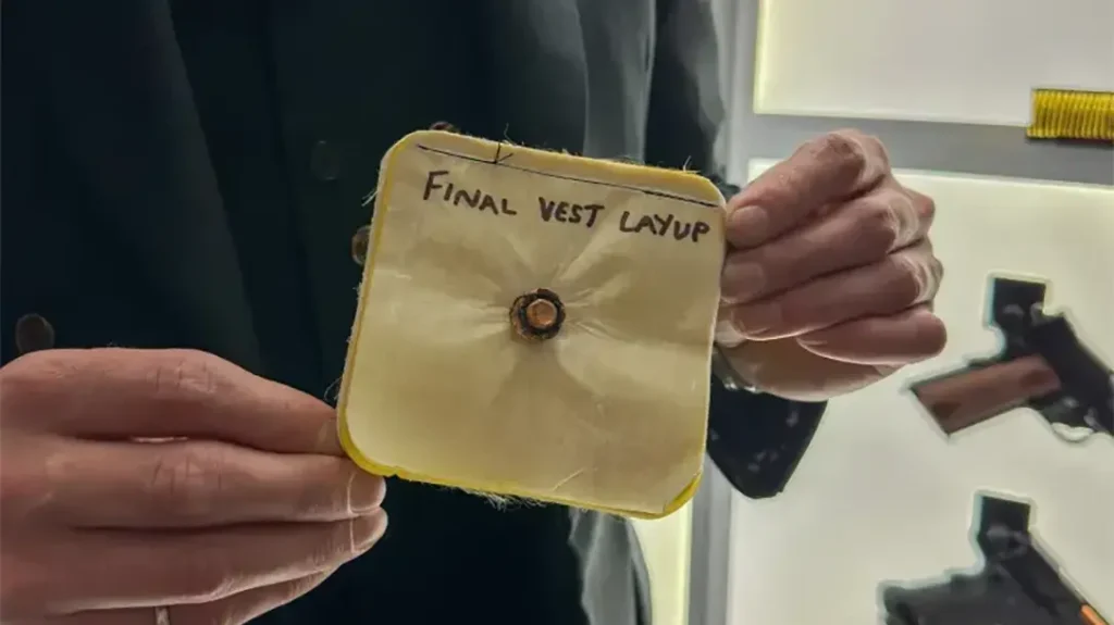 Designed to stop handgun rounds