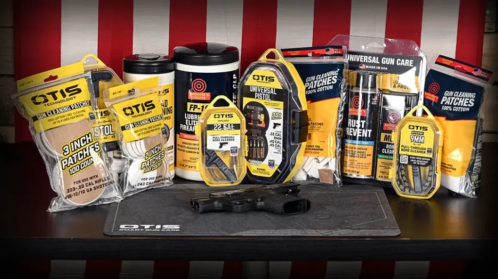 Otis offers products to help make the process of cleaning your handguns easier.